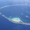 French Polynesia, Toau atoll, aerial view