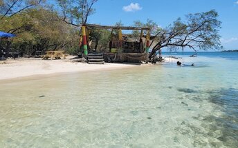 Grenada island, Hog Island, beach