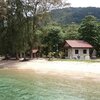 Malaysia, Bidung Laut island, beach, view from water