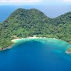 Malaysia, Tenggol island, aerial view