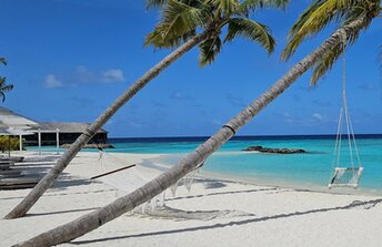 Maldives, North Male Atoll, Kagi beach