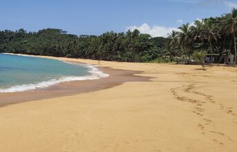 Sao Tome island, Praia Jale beach