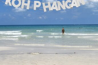 Thailand, Phangan island, Haad Rin beach